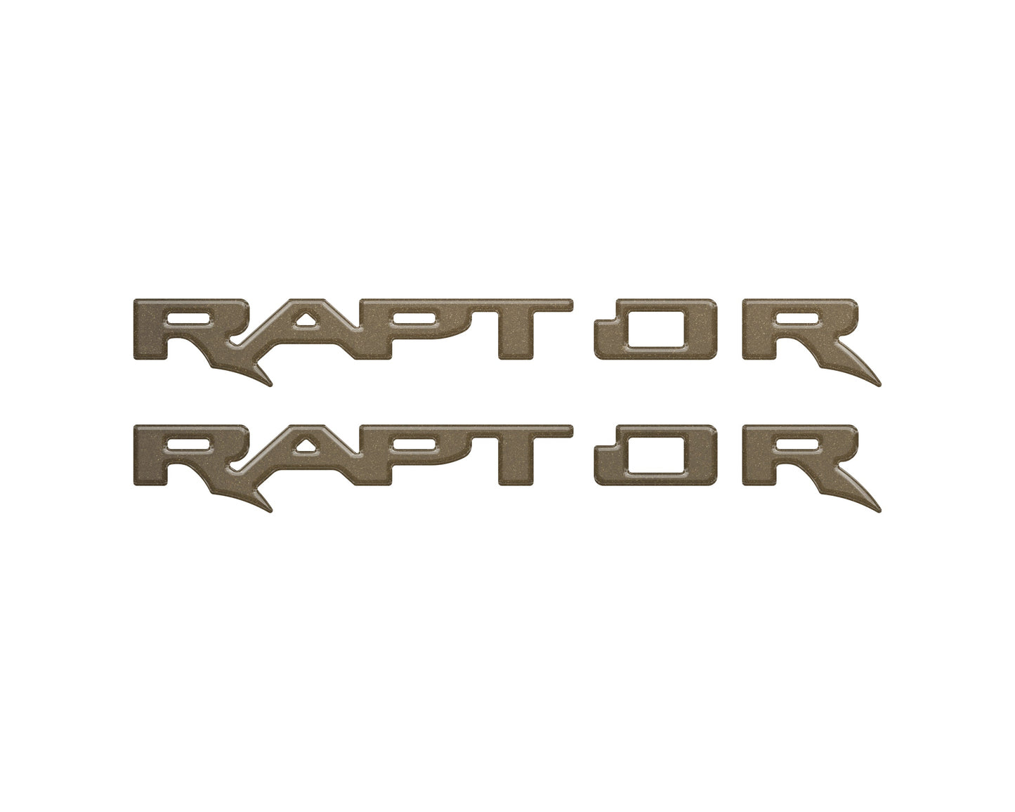 Raptor Running Board Emblem Overlays Fits 2024-2026 Ford Ranger Raptor by Tufskinz.com