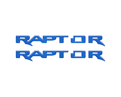 Raptor Running Board Emblem Overlays Fits 2024-2026 Ford Ranger Raptor by Tufskinz.com