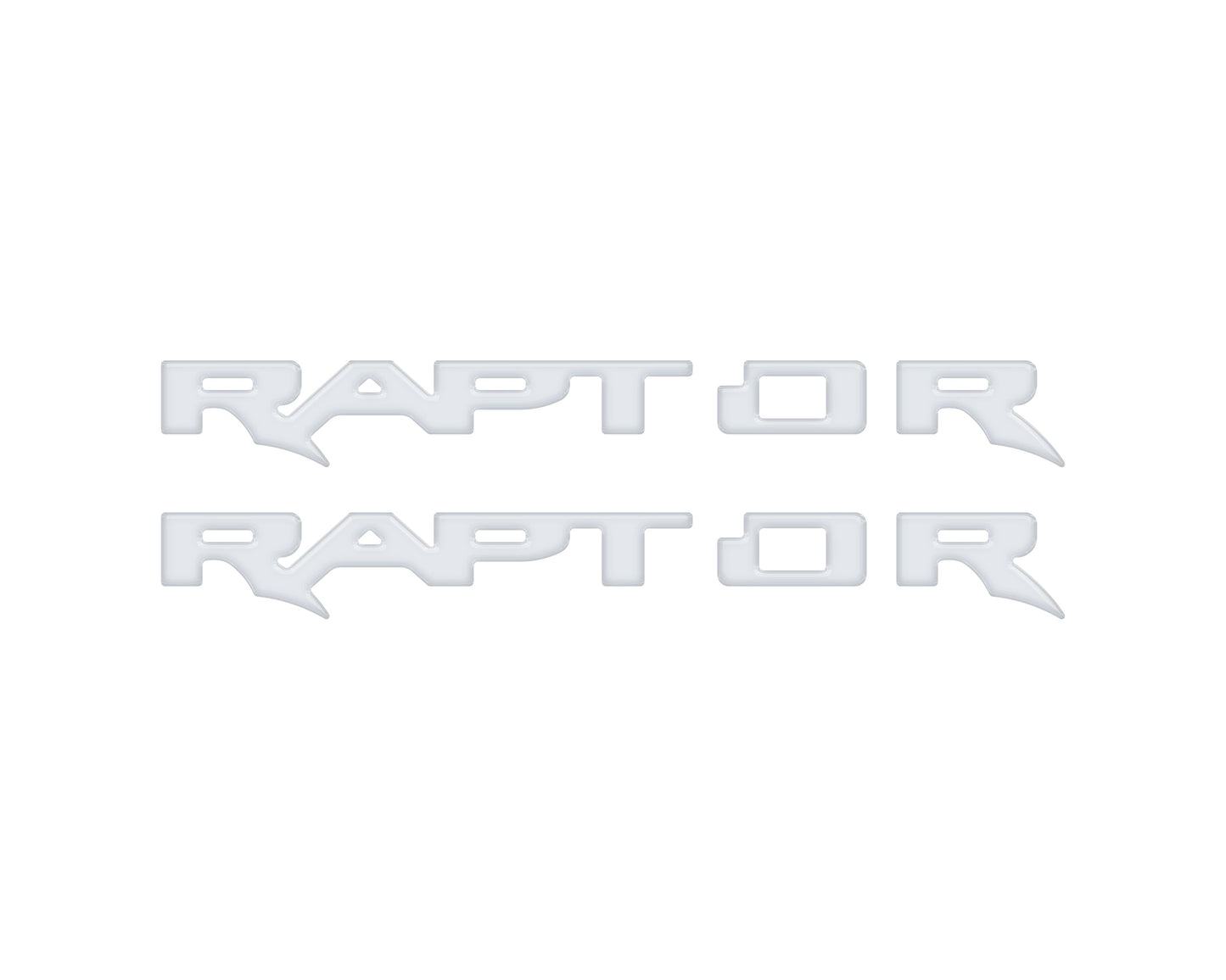 Raptor Running Board Emblem Overlays Fits 2024-2026 Ford Ranger Raptor by Tufskinz.com