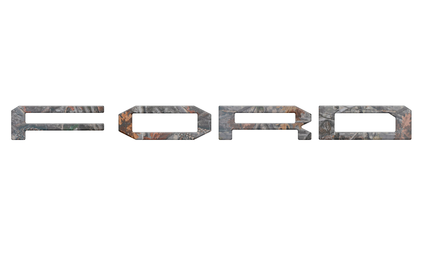 Grille Letter Overlays Fits 2024-2026 Ford Ranger Raptor by Tufskinz.com