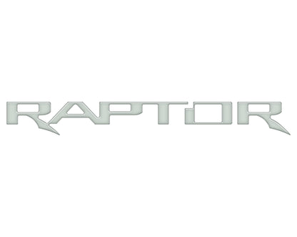 Raptor Tailgate Emblem Inserts Fits 2024-2026 Ford Ranger by Tufskinz.com