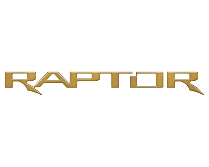 Raptor Tailgate Emblem Inserts Fits 2024-2026 Ford Ranger by Tufskinz.com