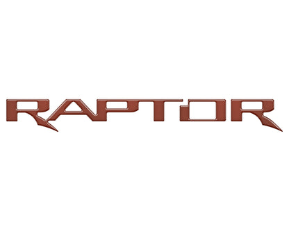 Raptor Tailgate Emblem Inserts Fits 2024-2026 Ford Ranger by Tufskinz.com