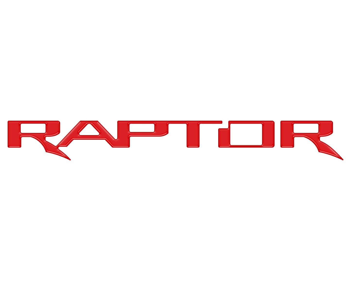 Raptor Tailgate Emblem Inserts Fits 2024-2026 Ford Ranger by Tufskinz.com