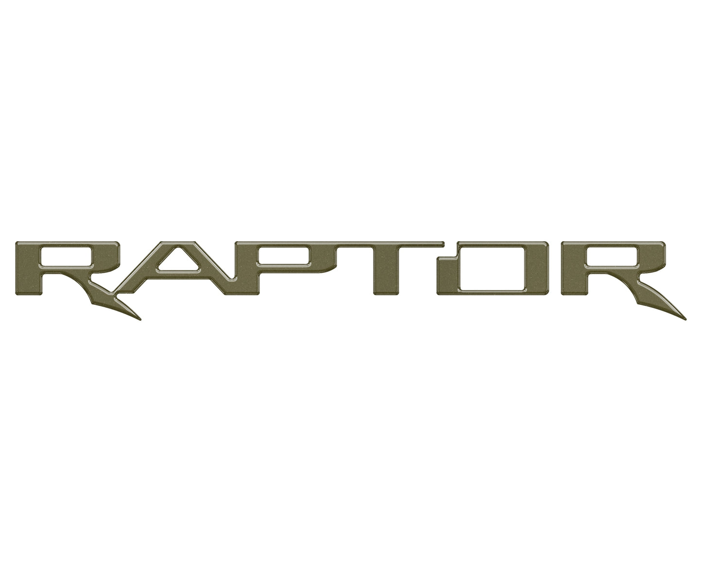Raptor Tailgate Emblem Inserts Fits 2024-2026 Ford Ranger by Tufskinz.com