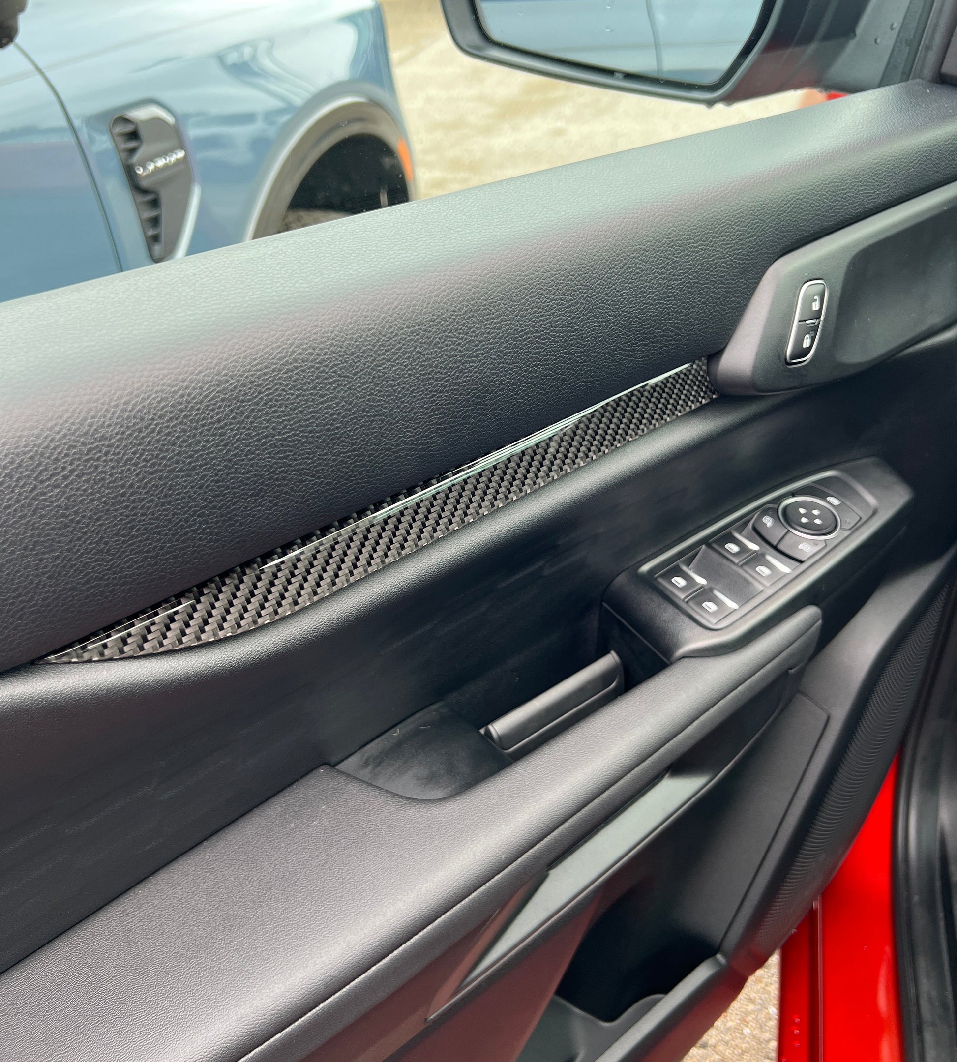Door Line Accent Trim Fits 2024-2026 Ford Ranger by Tufskinz.com