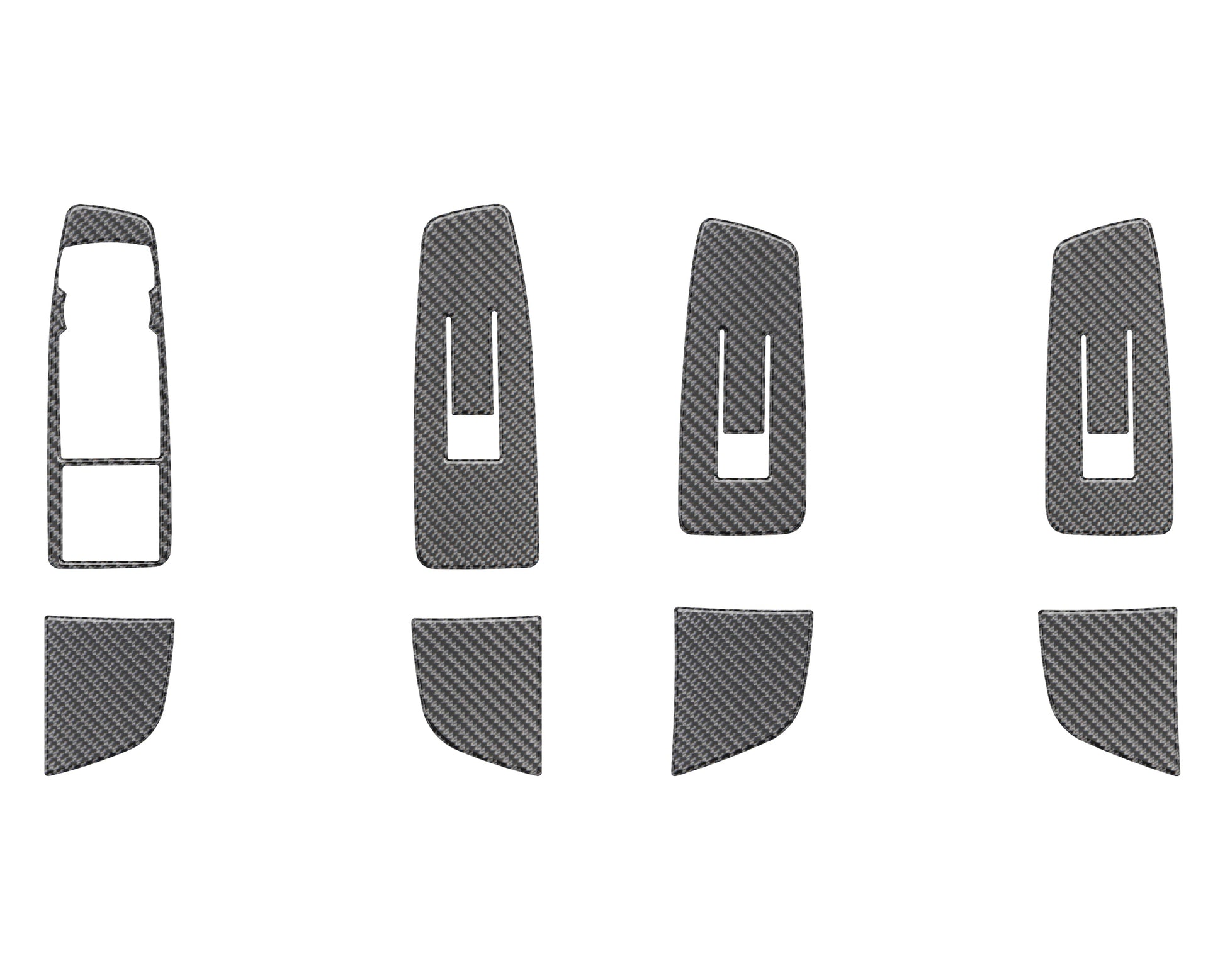 Door Switch Accent Trim Fits 2024-2026 Ford Ranger by Tufskinz.com