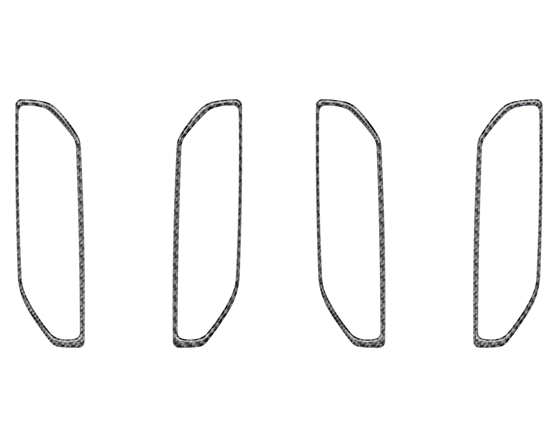 Inner Door Handle Surround Accent Trim Fits 2024-2026 Ford Ranger by Tufskinz.com