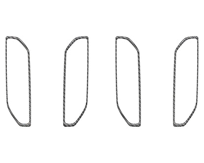 Inner Door Handle Surround Accent Trim Fits 2024-2026 Ford Ranger by Tufskinz.com