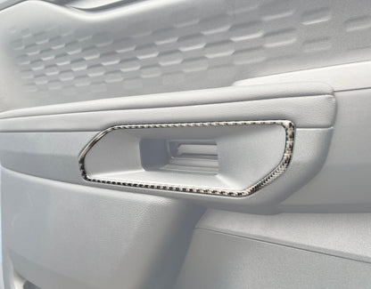 Inner Door Handle Surround Accent Trim Fits 2024-2026 Ford Ranger by Tufskinz.com