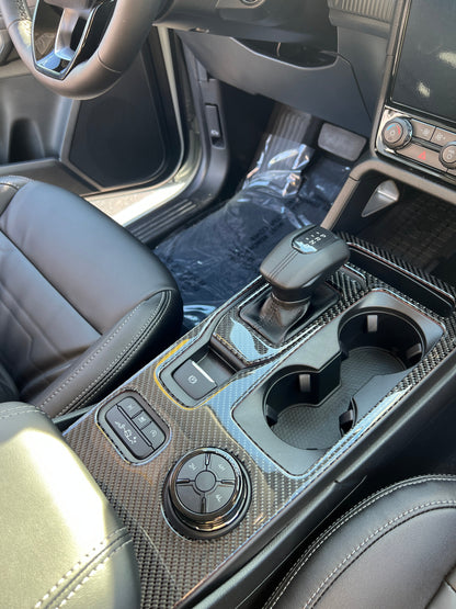 Center Console Accent Trim Fits 2024-2026 Ford Ranger by Tufskinz.com