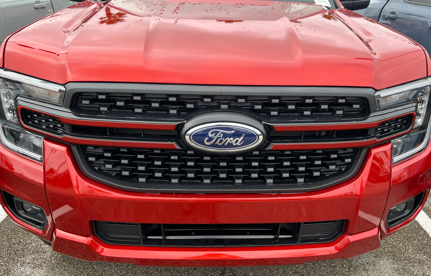 Grille Accent Trim Fits 2024-2026 Ford Ranger by Tufskinz.com