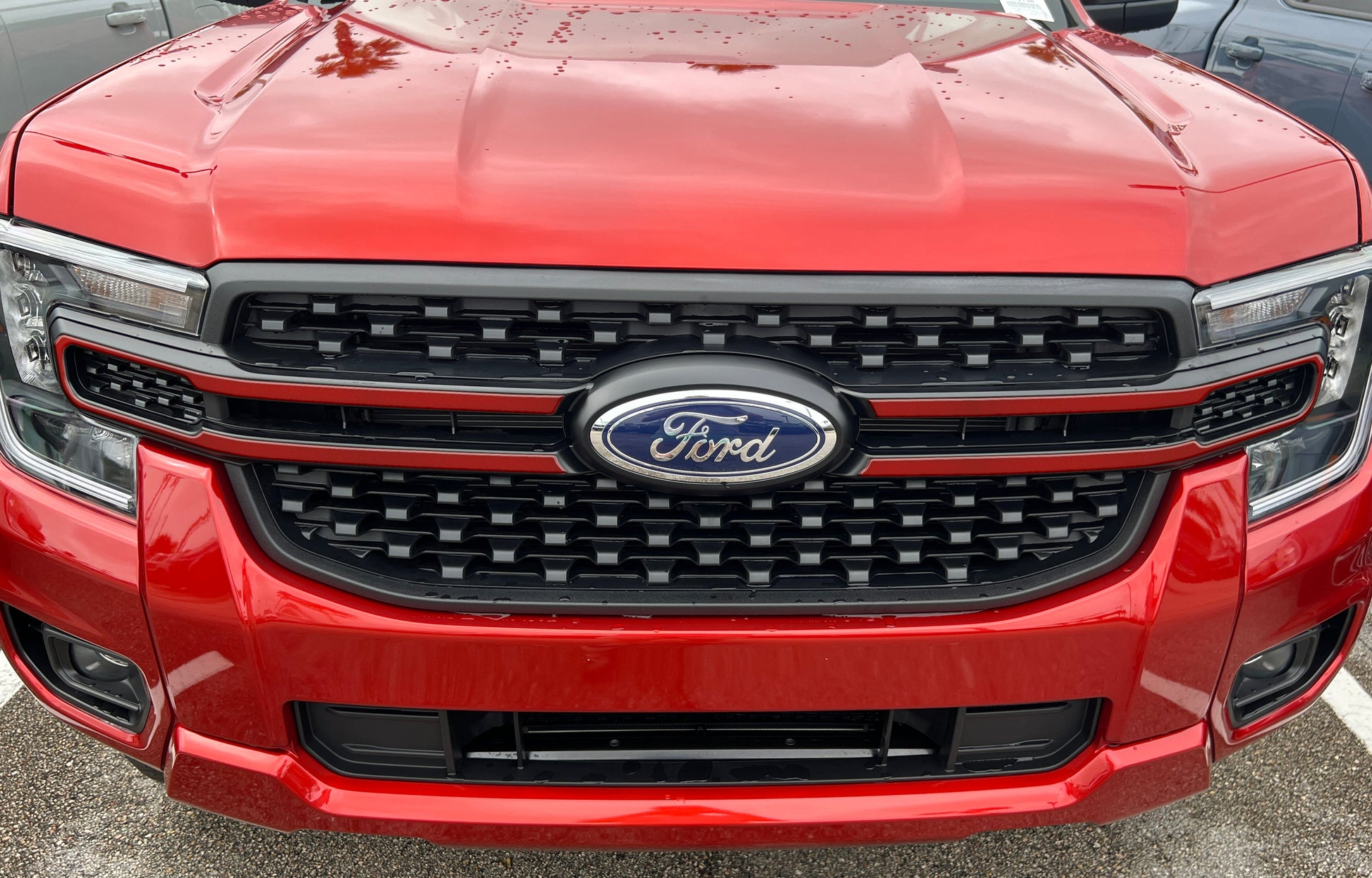 Grille Accent Trim Fits 2024-2026 Ford Ranger by Tufskinz.com