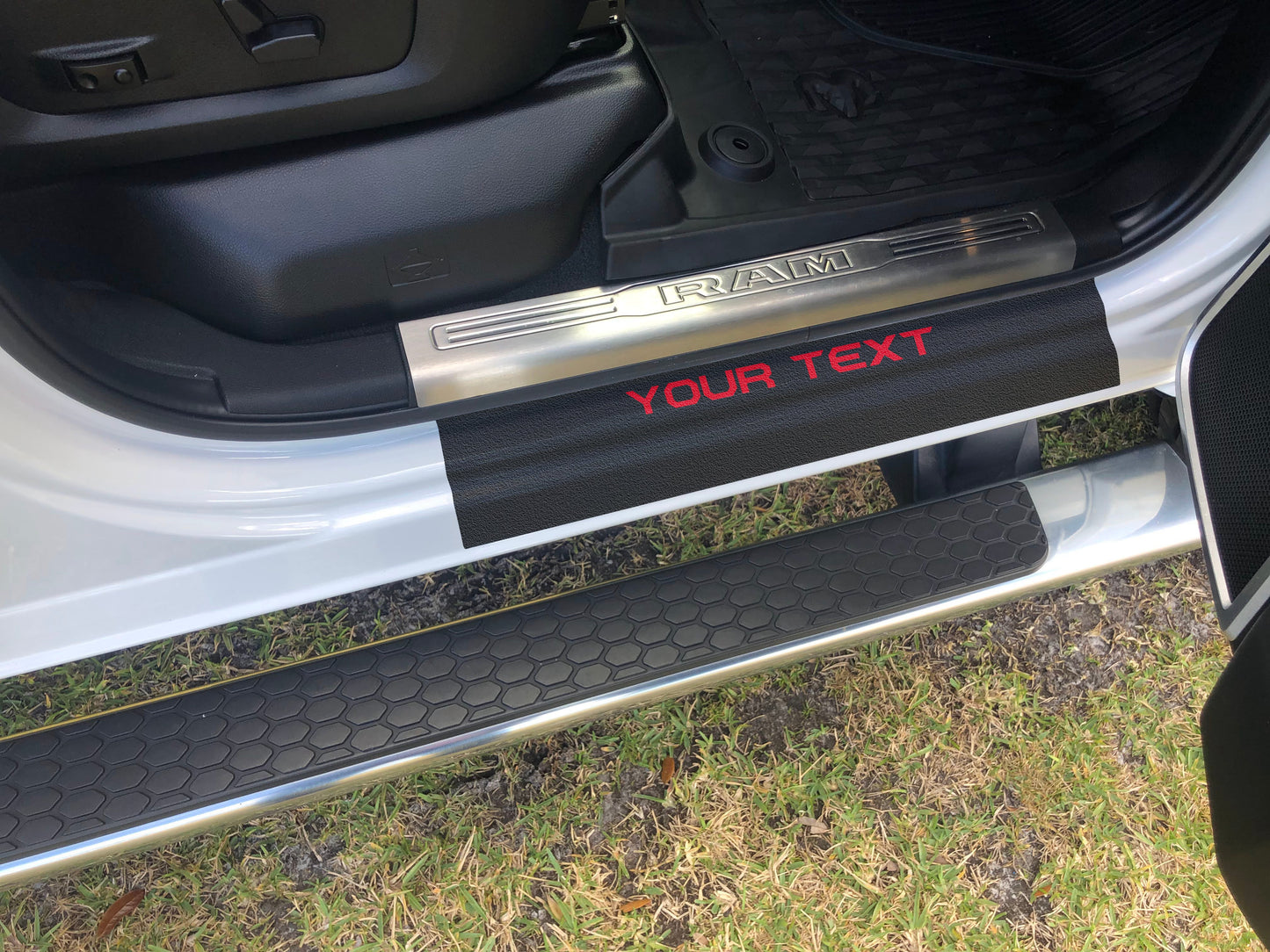 Door Sill Protection Overlays Fits 2019-2026 Ram 2500/3500 by Tufskinz.com