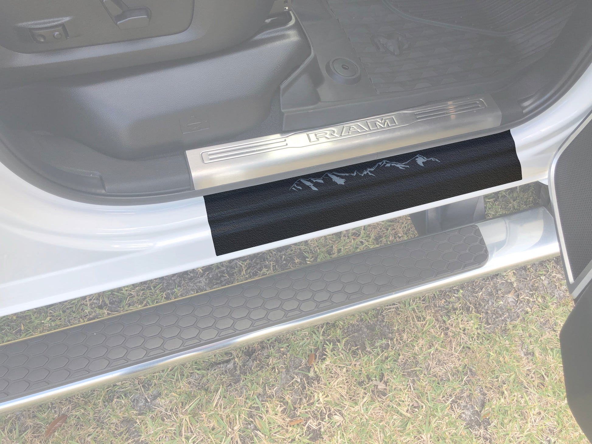 Door Sill Protection Overlays Fits 2019-2026 Ram 2500/3500 by Tufskinz.com