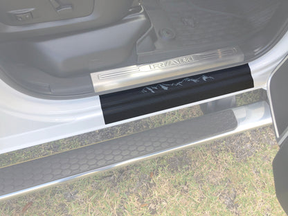 Door Sill Protection Overlays Fits 2019-2026 Ram 2500/3500 by Tufskinz.com