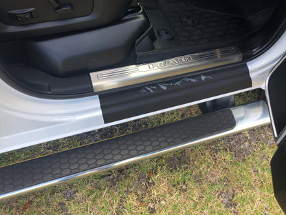Door Sill Protection Overlays Fits 2019-2026 Ram 2500/3500 by Tufskinz.com