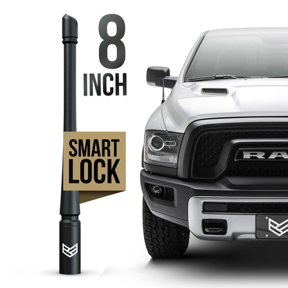 SMARTLOCK™ SHORT FLEXIBLE ANTENNA 8 INCH FOR DODGE RAM (NEW!) by Ronin Factory