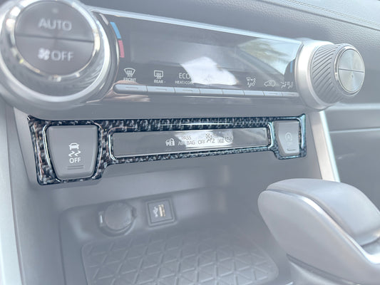 Lower Dash Accent Trim Fits 2019-2025 Toyota Rav4 by Tufskinz.com