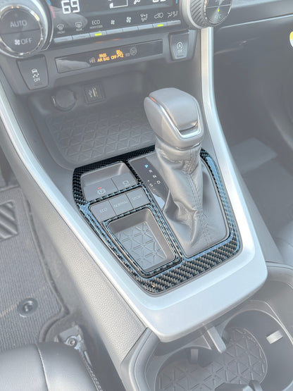 Center Console Accent Trim Fits 2019-2025 Toyota Rav4 by Tufskinz.com