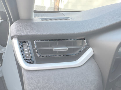 A.C. Vent/Control Accent Trim Fits 2019-2025 Toyota Rav4 by Tufskinz.com