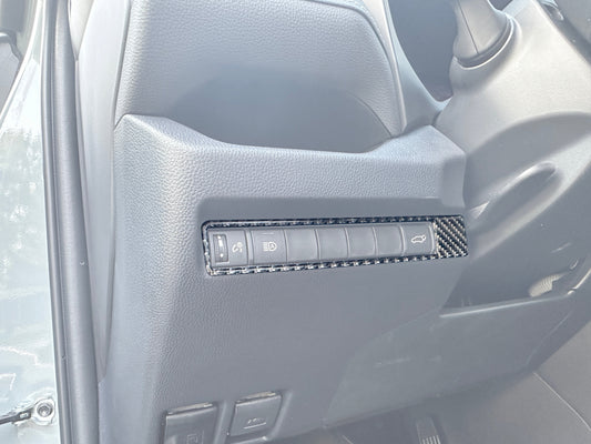 Driver Side Switch Panel Accent Trim Fits 2019-2025 Toyota Rav4 by Tufskinz.com