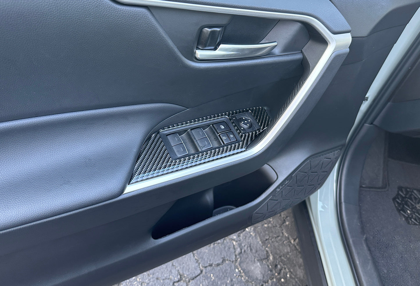 Door Switches Accent Trim Fits 2019-2025 Toyota Rav4 by Tufskinz.com