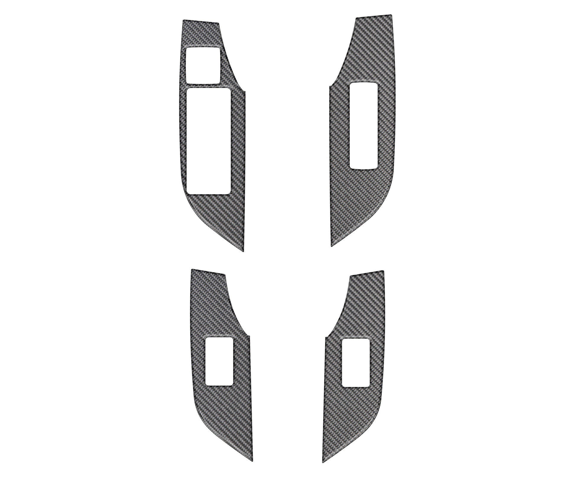 Door Switches Accent Trim Fits 2019-2025 Toyota Rav4 by Tufskinz.com