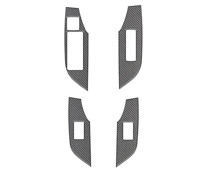 Door Switches Accent Trim Fits 2019-2025 Toyota Rav4 by Tufskinz.com