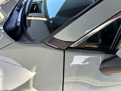 A&D Pillar Overlays Fits 2019-2025 Toyota Rav4 by Tufskinz.com