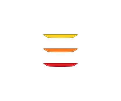 Grille Line Inserts Fits 2019-2025 Toyota Rav4 by Tufskinz.com
