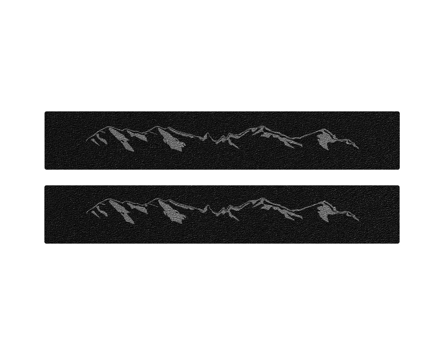Door Sill Protection Overlays Fits 2019-2025 Toyota Rav4 by Tufskinz.com