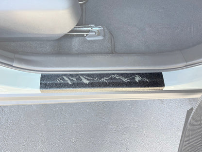 Door Sill Protection Overlays Fits 2019-2025 Toyota Rav4 by Tufskinz.com