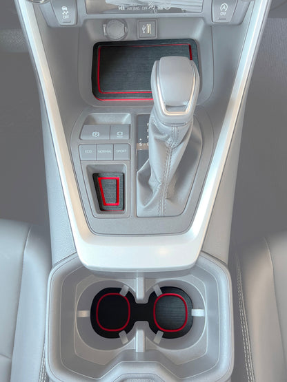 Center Console Foam Inserts Fits 2019-2025 Toyota Rav4 by Tufskinz.com