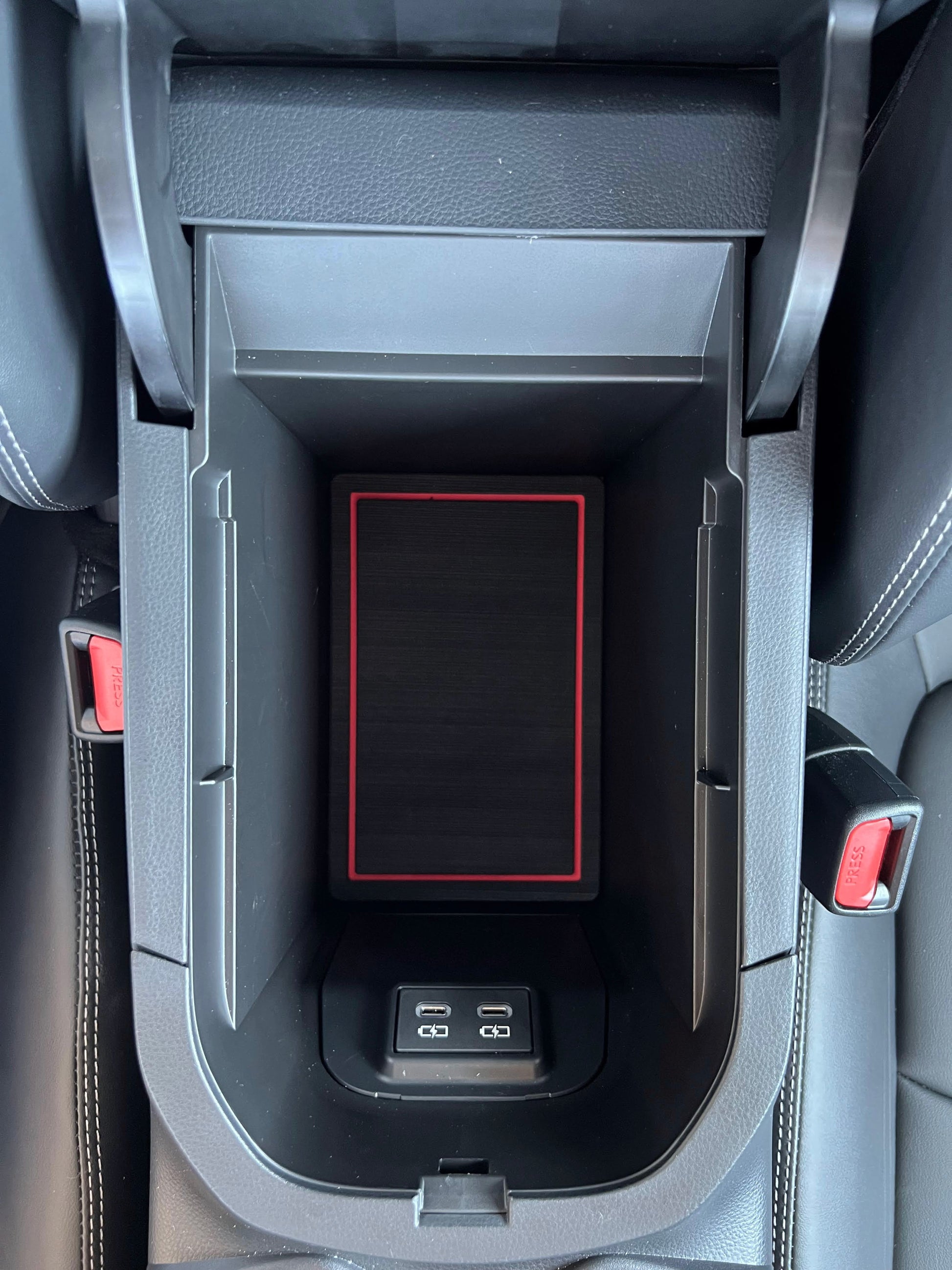 Center Console Compartment Foam Inserts Fits 2019-2025 Toyota Rav4 by Tufskinz.com