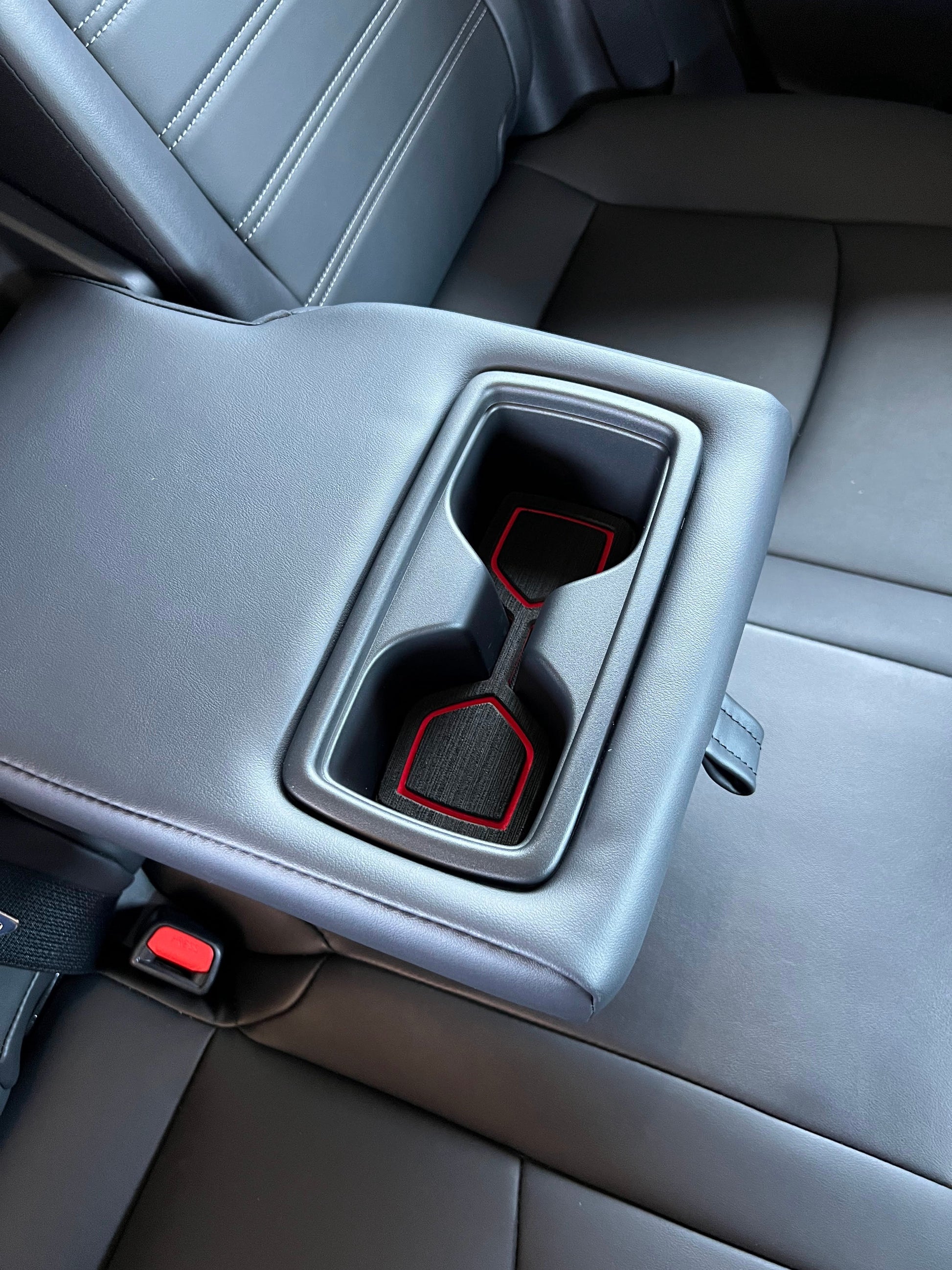 Rear Cupholder Foam Inserts Fits 2019-2025 Toyota Rav4 by Tufskinz.com