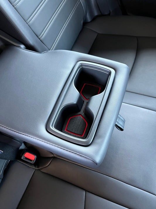 Rear Cupholder Foam Inserts Fits 2019-2025 Toyota Rav4 by Tufskinz.com