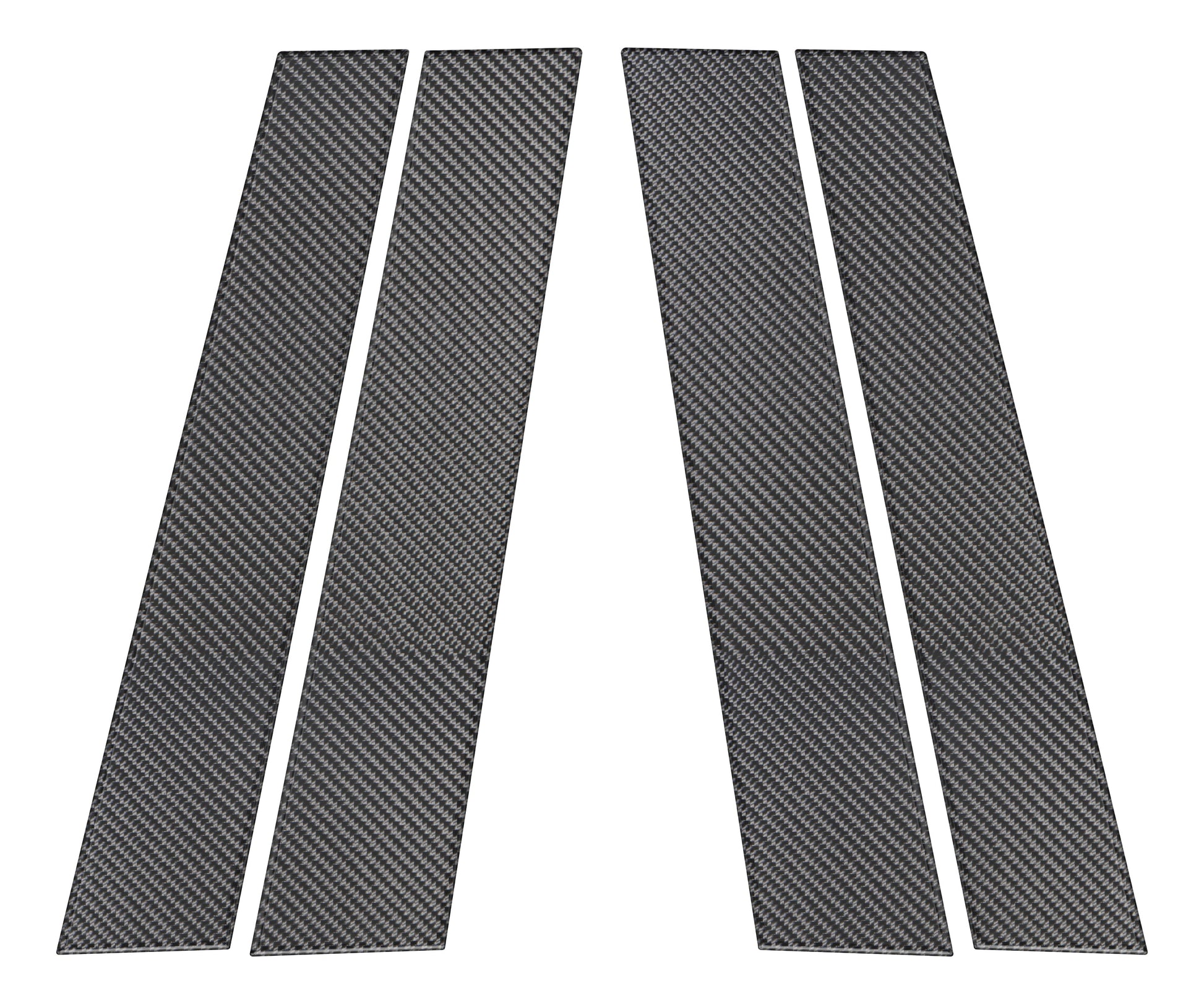 Door Pillar Overlays Fits 2019-2025 Toyota Rav4 by Tufskinz.com