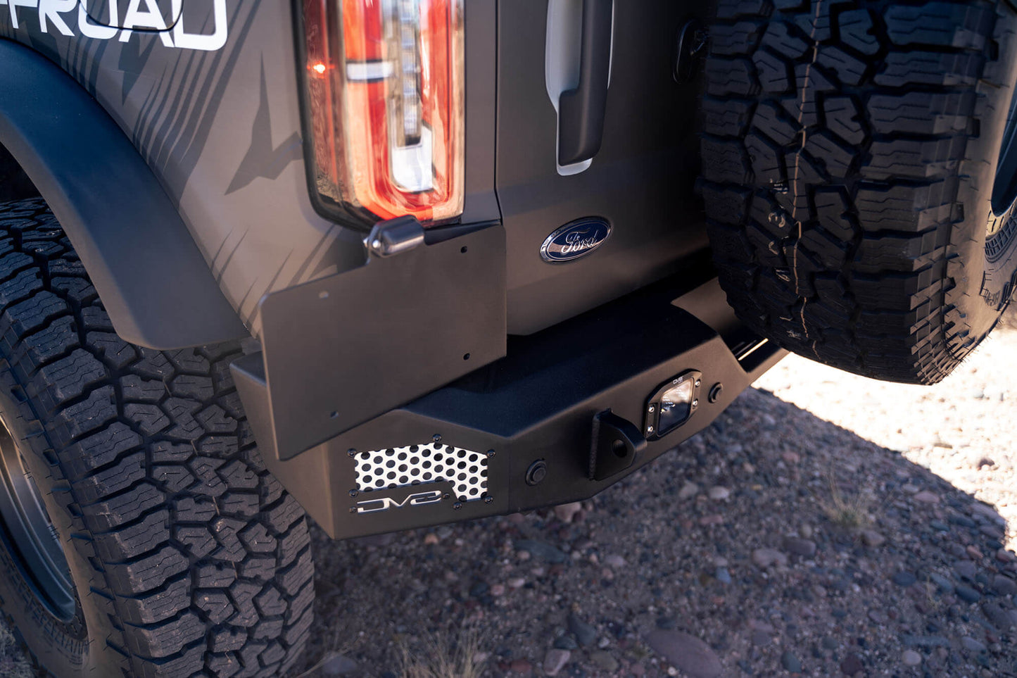 2021-22 Ford Bronco; MTO Series Rear Bumper by DV8 Offroad