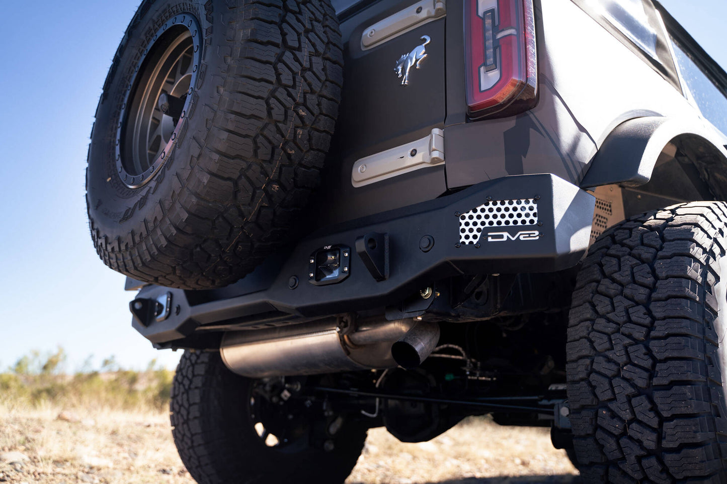 2021-22 Ford Bronco; MTO Series Rear Bumper by DV8 Offroad