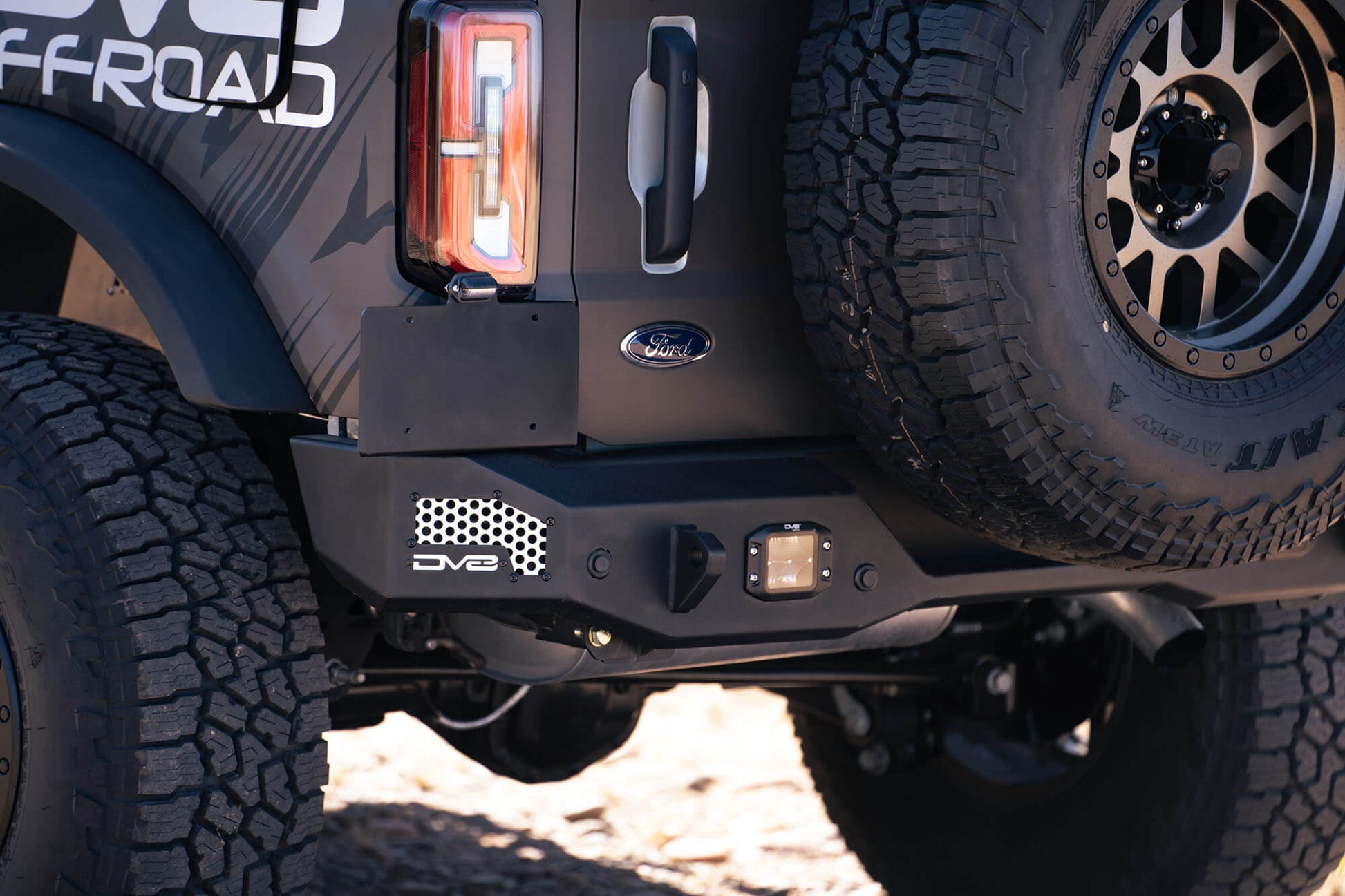 2021-22 Ford Bronco; MTO Series Rear Bumper by DV8 Offroad