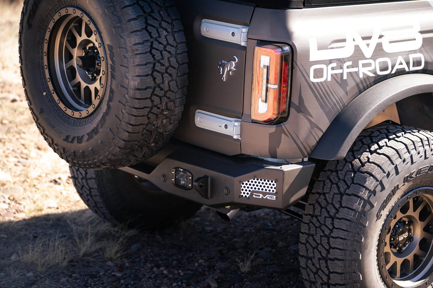 2021-22 Ford Bronco; MTO Series Rear Bumper by DV8 Offroad
