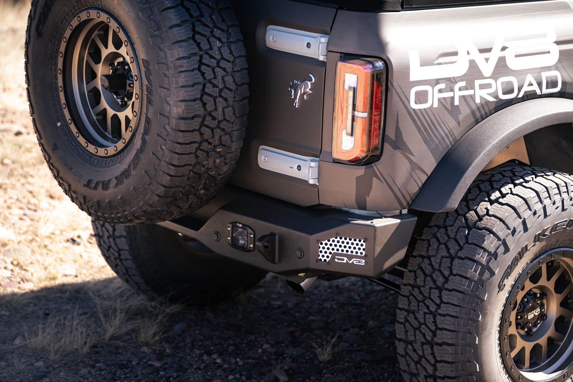 2021-22 Ford Bronco; MTO Series Rear Bumper by DV8 Offroad