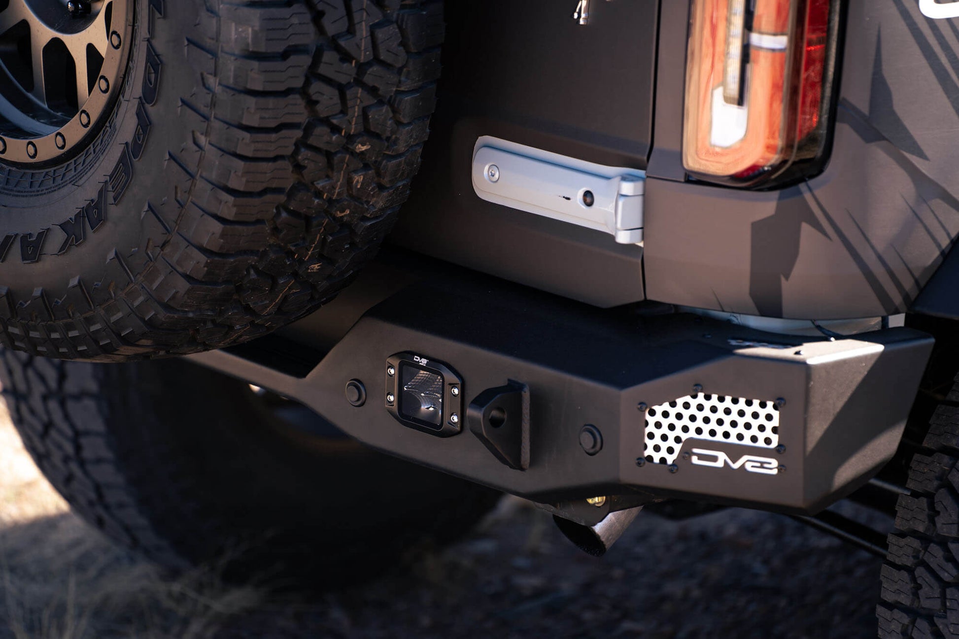 2021-22 Ford Bronco; MTO Series Rear Bumper by DV8 Offroad