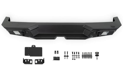 Jeep Wrangler JL MTO Series Rear Bumper w/ Optional Tire Carrier by DV8 Offroad