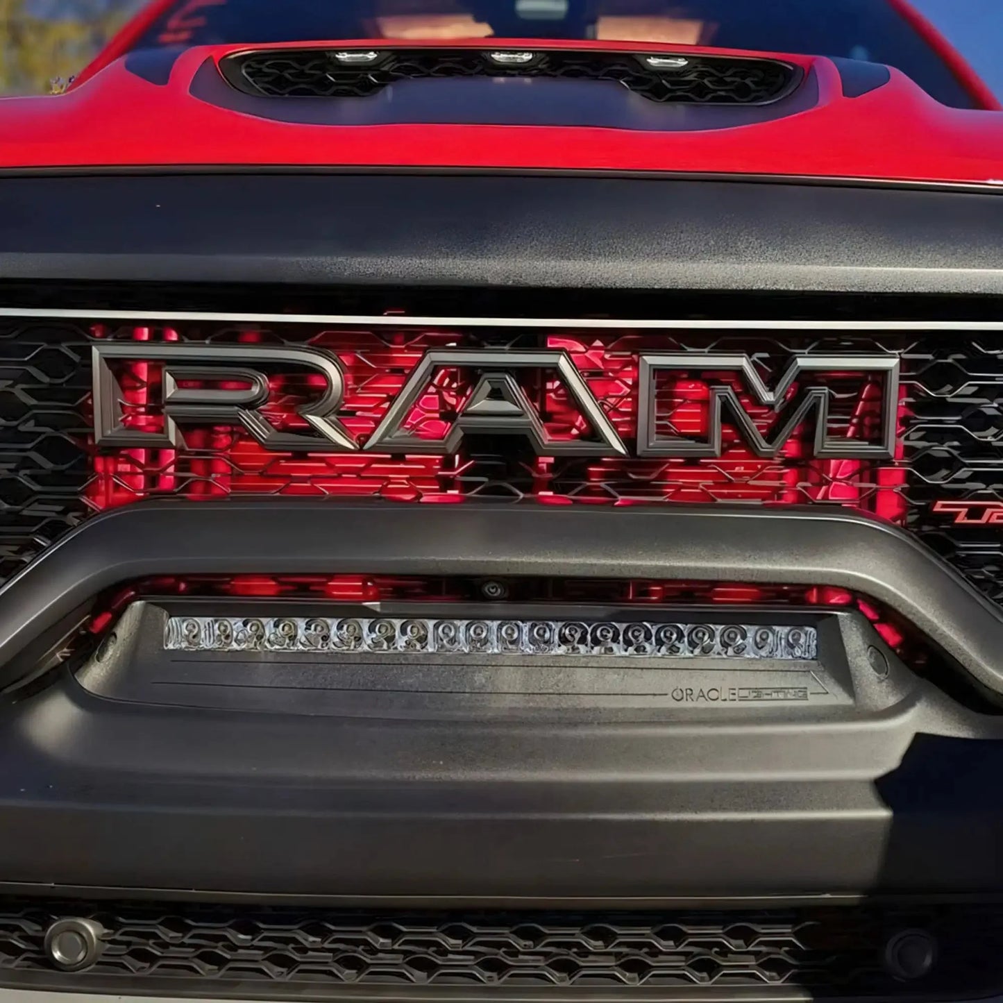 2019-2025 RAM Rebel/TRX/RHO Front Bumper Flush LED Light Bar | 100W 12,000 Lumens by ORACLE Lighting