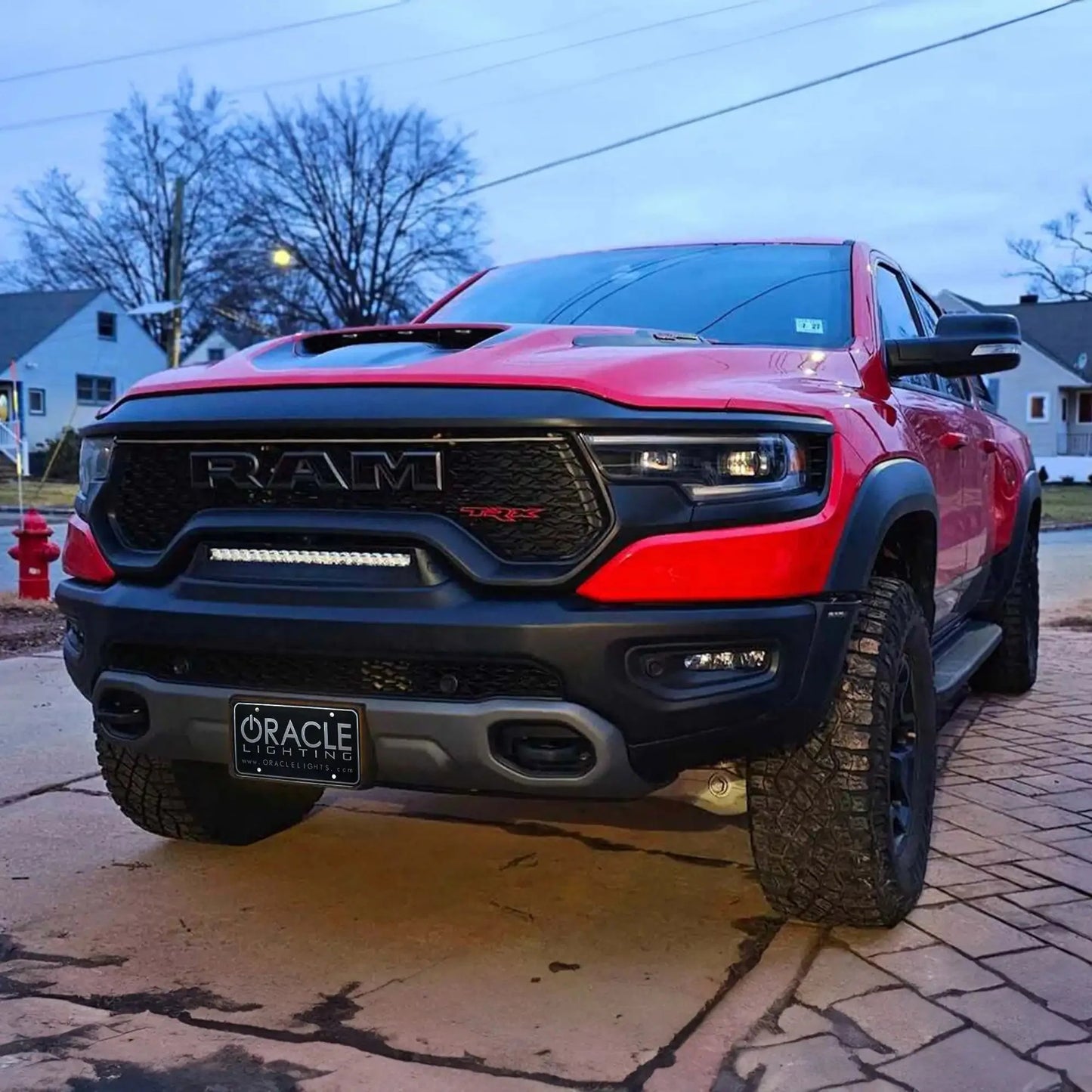 2019-2025 RAM Rebel/TRX/RHO Front Bumper Flush LED Light Bar | 100W 12,000 Lumens by ORACLE Lighting