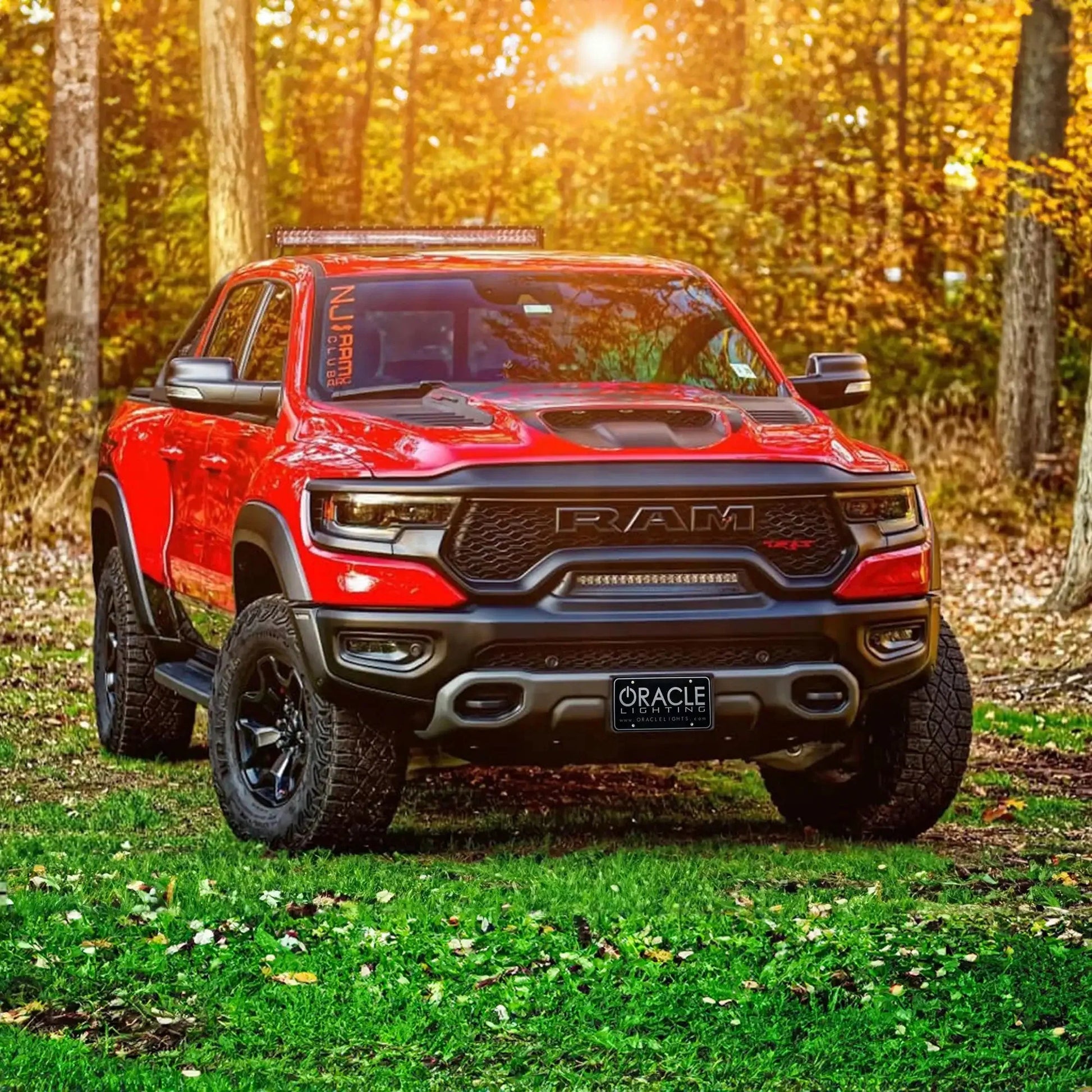 2019-2025 RAM Rebel/TRX/RHO Front Bumper Flush LED Light Bar | 100W 12,000 Lumens by ORACLE Lighting