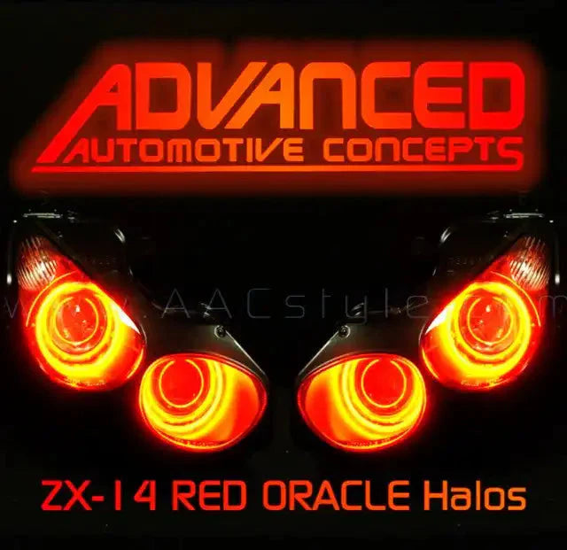 ORACLE Lighting 2007-2015 Kawasaki ZX-14R LED Headlight Halo Kit by ORACLE Lighting