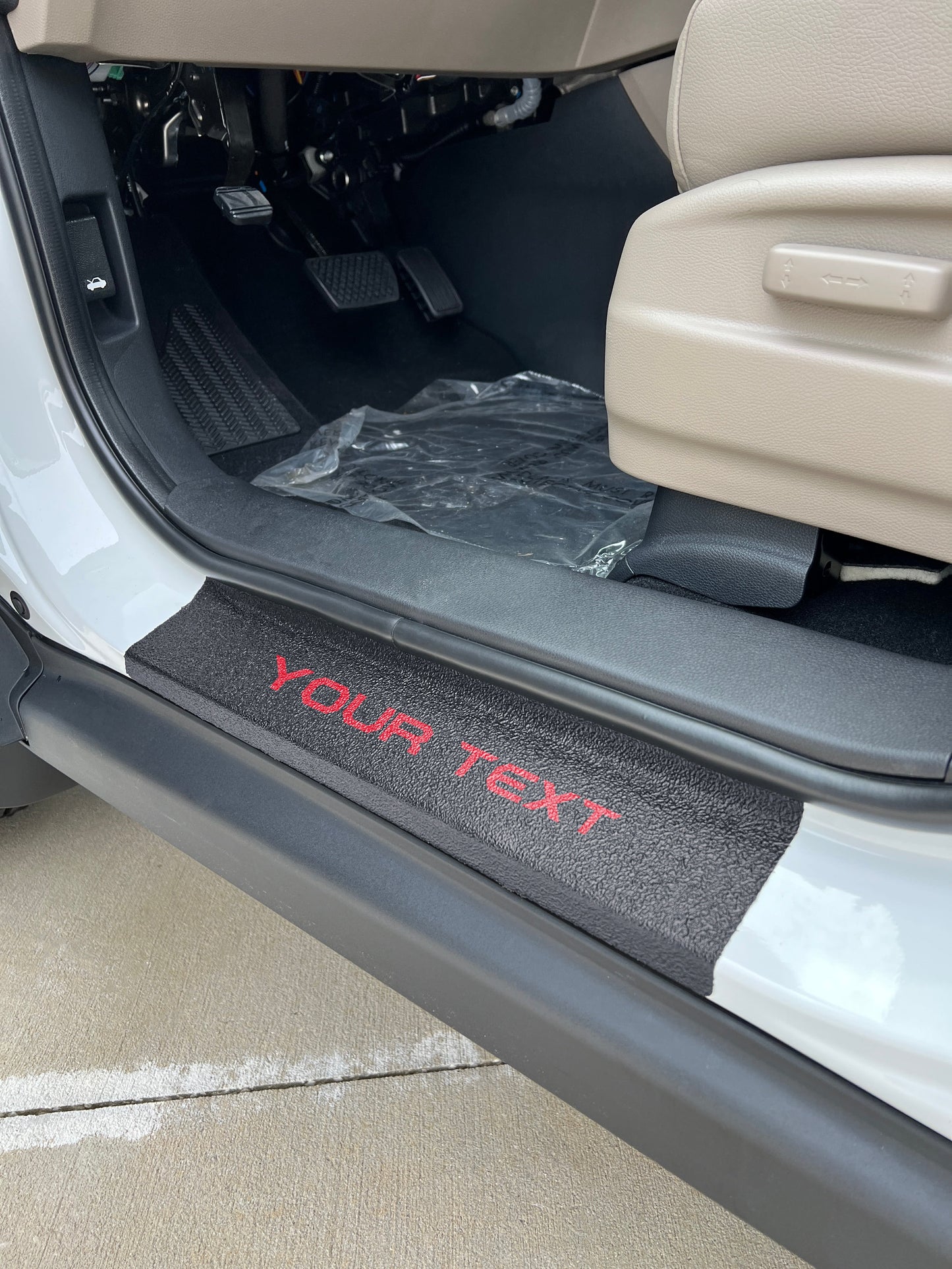 Textured Door Sill Protection Overlays Fits 2017-2026 Honda Ridgeline by Tufskinz.com